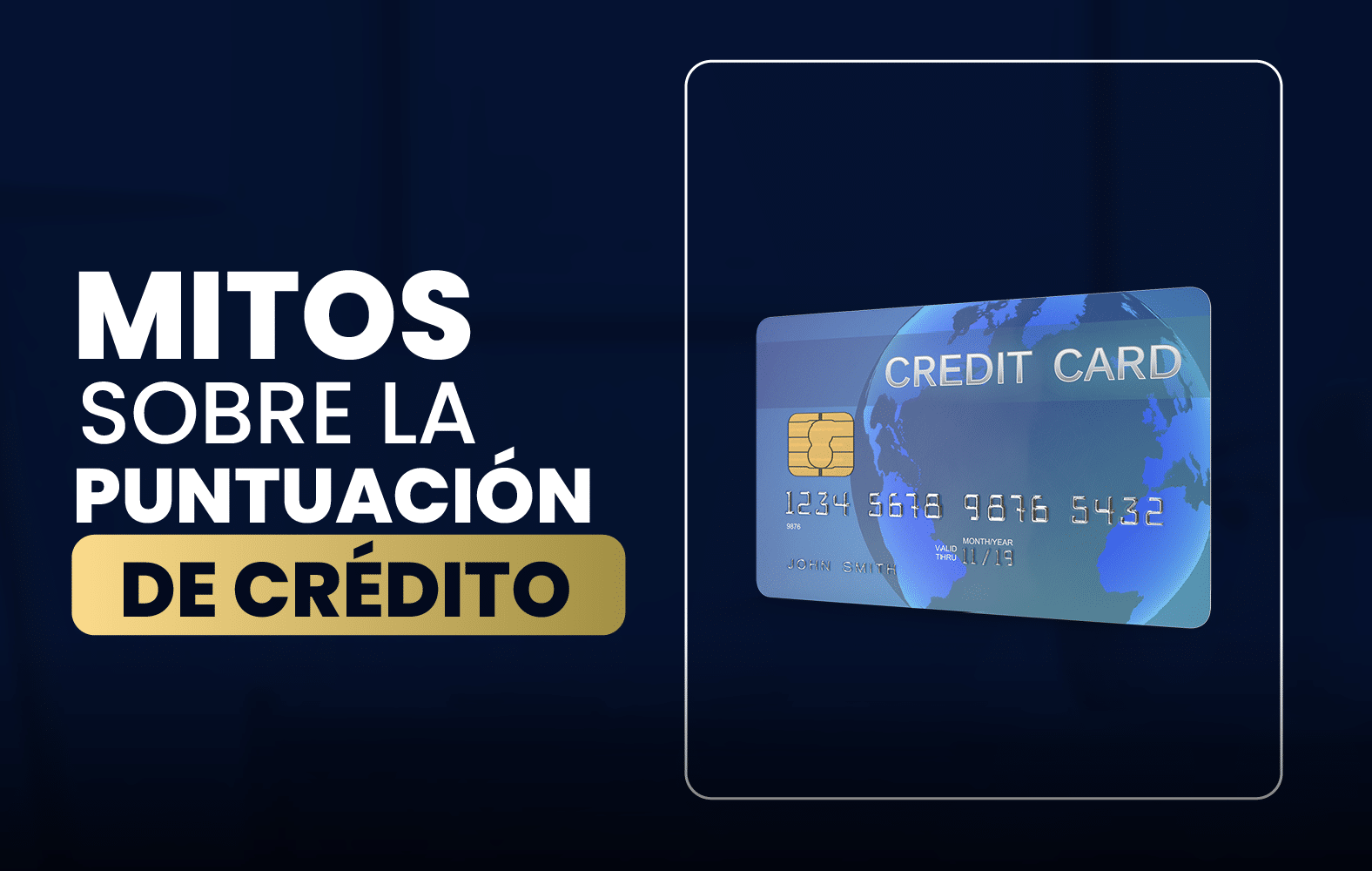 Mitos sobre la puntuación de crédito: