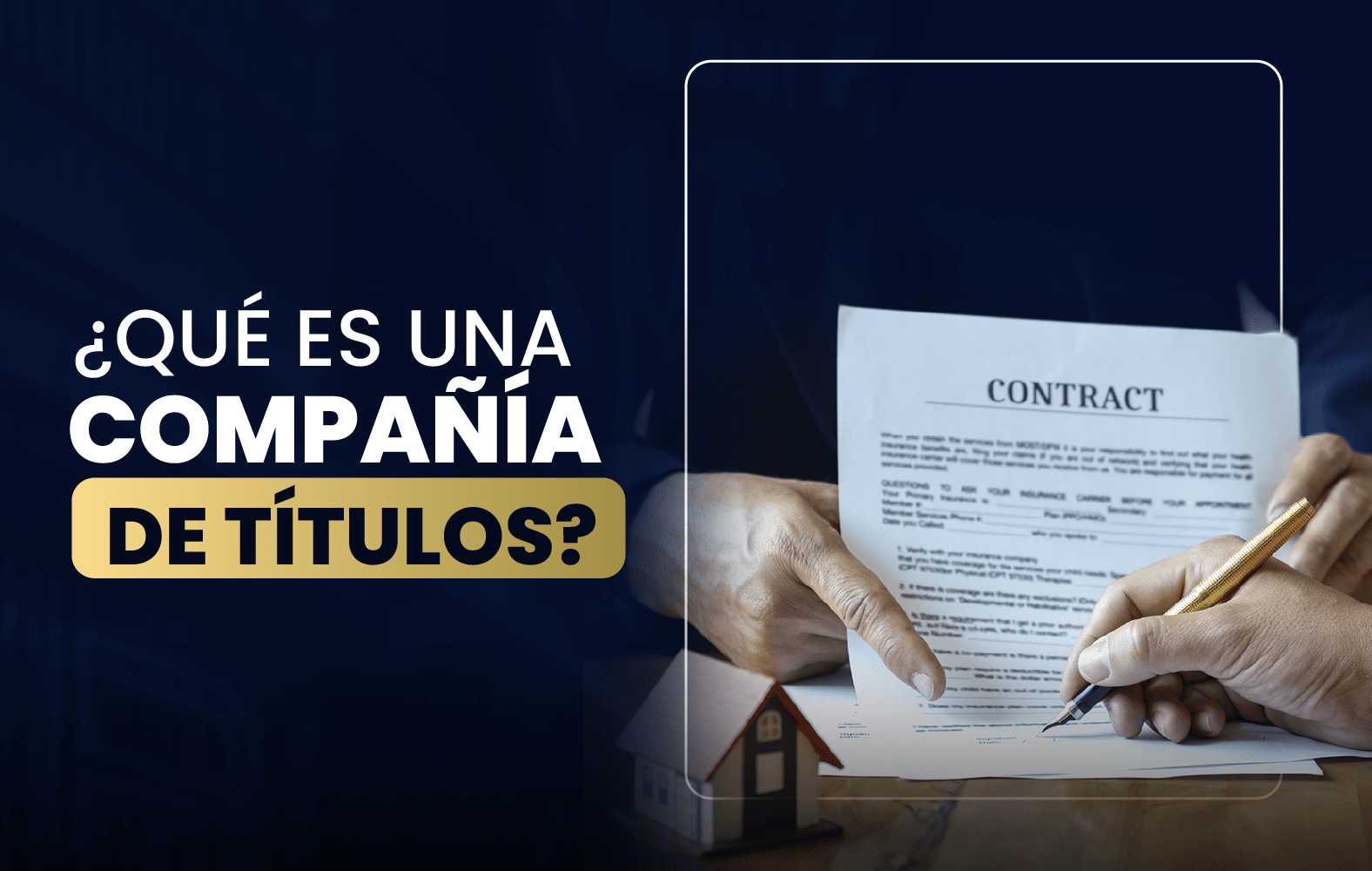 ¿Qué es una Compañía de Títulos?